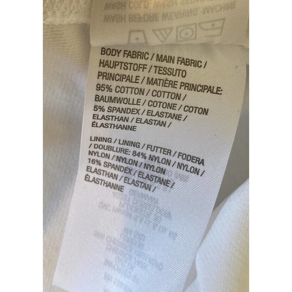 NWT Women With Control Stretch Tummy Control Pants Size Medium Women’s White - Picture 6 of 11